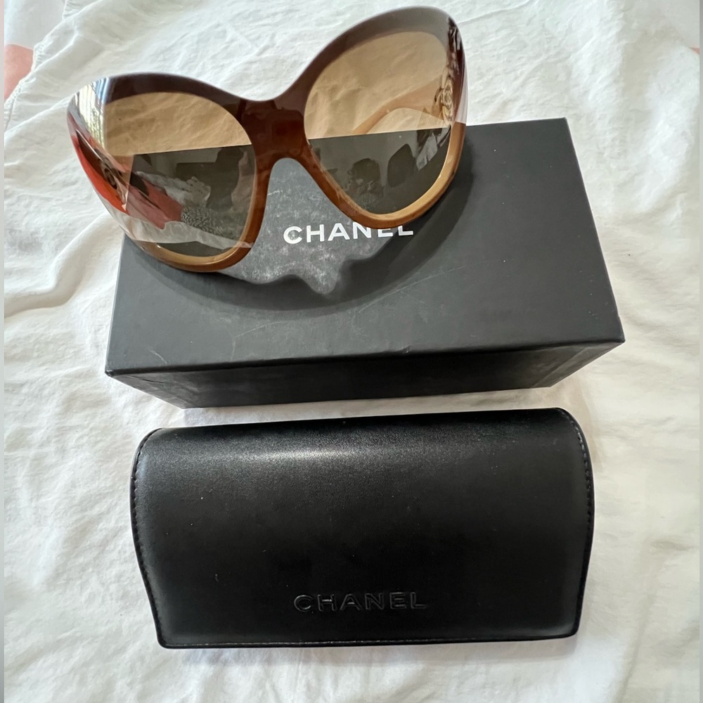 Chanel Camellia Sunglasses